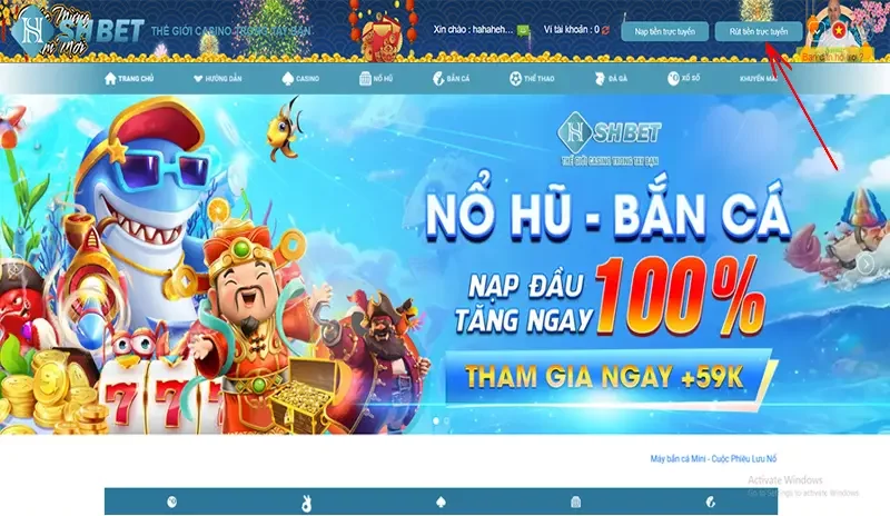 Cách Rút Tiền Shbet 100% Thành Công Ngay Trong Lần Đầu