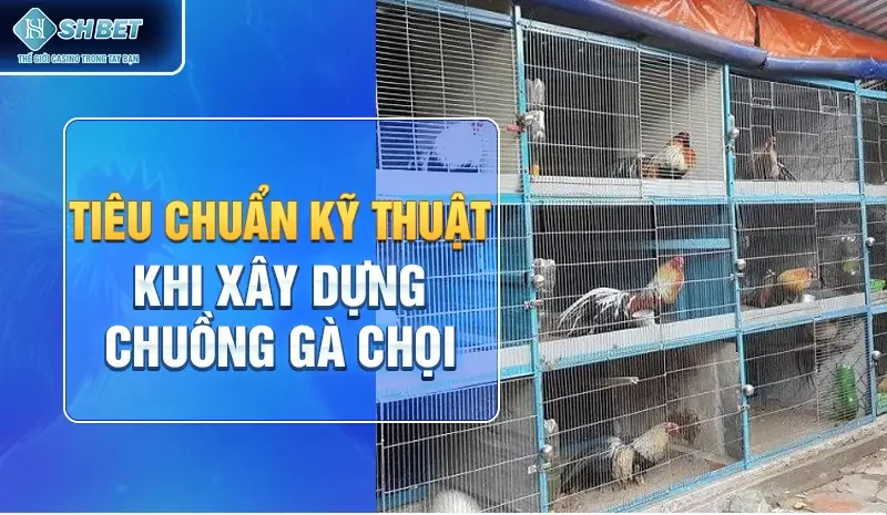 Tiêu chuẩn kỹ thuật khi xây dựng chuồng gà chọi